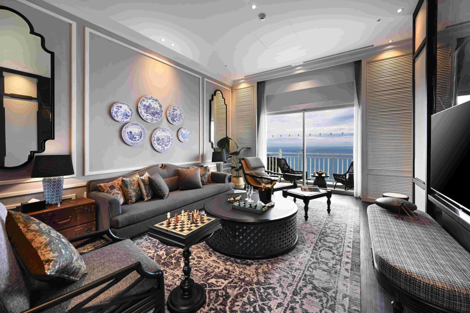 Hualien Farglory Hotel Yanliau Extérieur photo The living room of a suite at The Oberoi, Mumbai